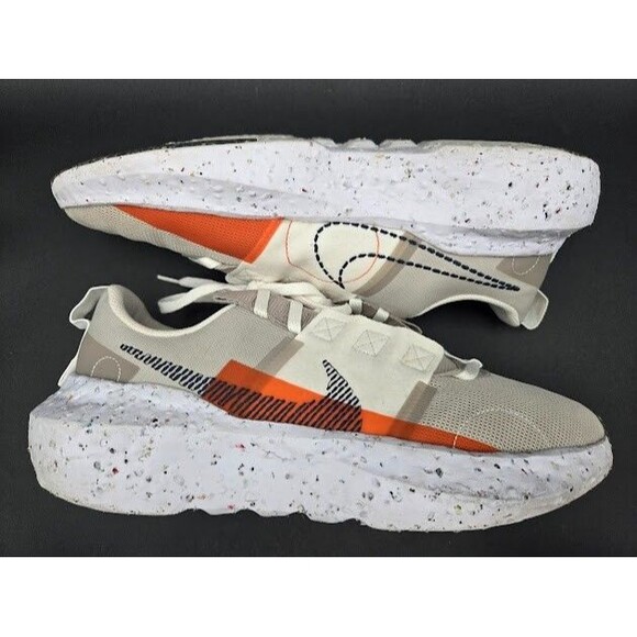 Nike Shoes Mens 11.5 Crater Impact Cream Orange DB2477-210 Running Sneakers